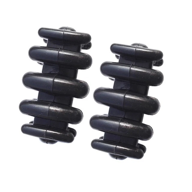 2pcs Archery Compound Bow Stabilizer Silencer Limbs Shock Absorber Dampeners Kit