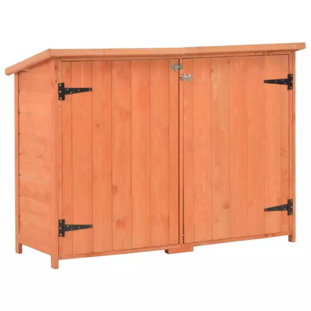 Caseta de almacenamiento jardín madera 120x50x91 cm vidaXL