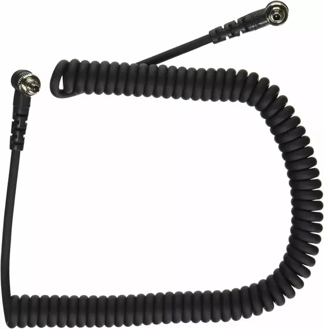 Genuine Nikon Sync Cord SC-15 Coiled Synchronized Flash cable for Speedlights