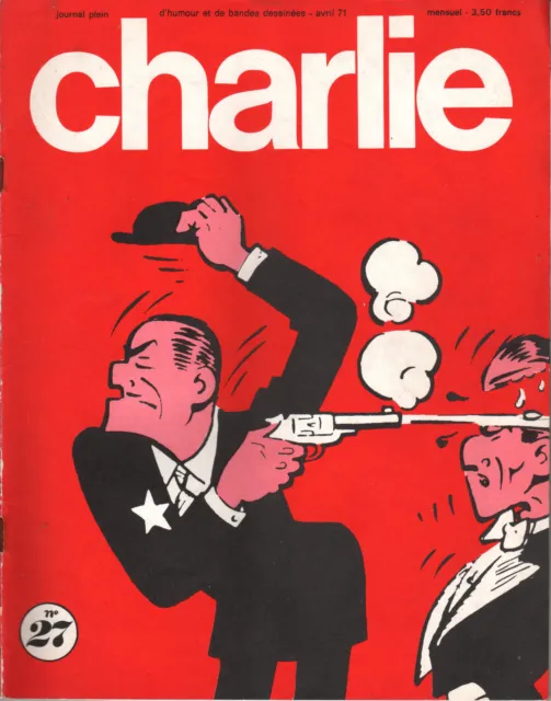 Charlie Mensuel N°27  (1ère série - avr 71) tbe