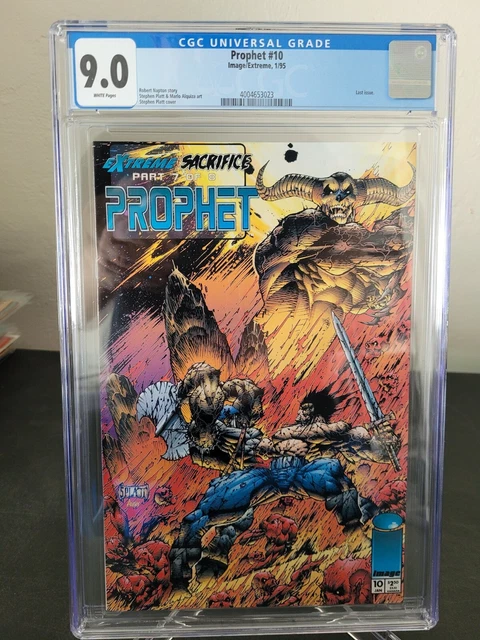 Prophet #10 Cgc 9.0 Graded 1995 Image Comics Final Issue! Stephen Platt Cover!