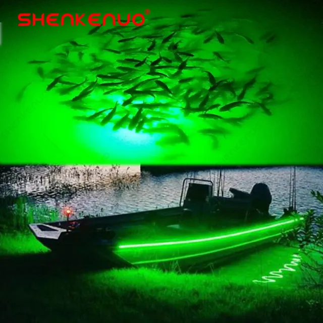 Underwater Fishing Lights LED Green Submersible 15,000 lumens Fish  Attracter US