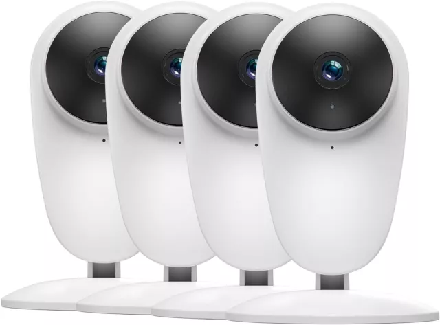 Netvue Orb Mini Camera 360 Degree Night Vision Work with Alexa Cloud  Storage 