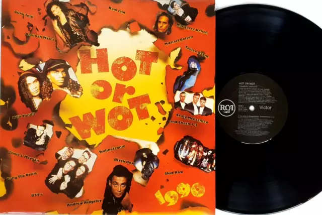 Hot Or Wot LP Margaret Urlich-Andrew Ridgeley-Technotronic-Guru Josh-B-52’s