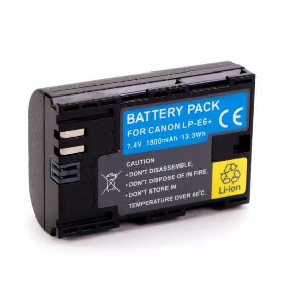 LP-E6 E6N Battery for Canon EOS R 7D 60D Mark II III 6D 70D 80D 5D2 5D3 5DS-R Ca