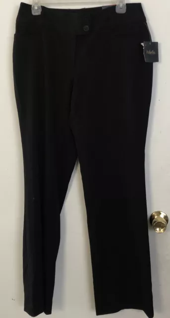 Rafaella Women's 8 Black Curvy Dress Career Pants NEW W/TAGS