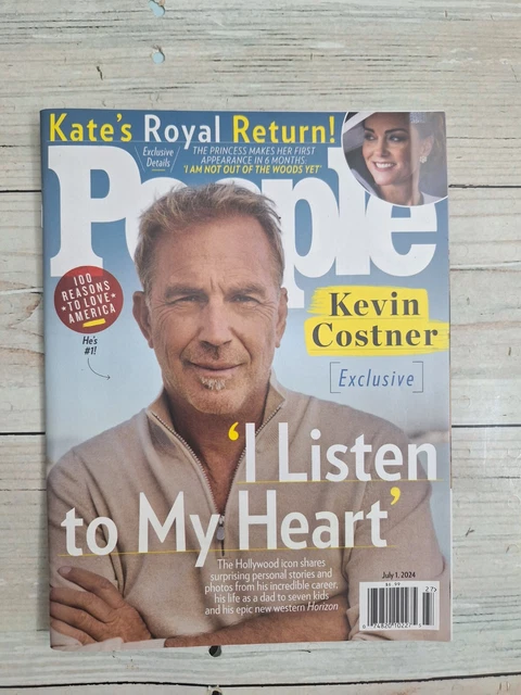 People Magazine Stack PEOPLE MAGAZINE JULY 1, 2024 Kevin Costner - Kate - free shipping £9.46 ...