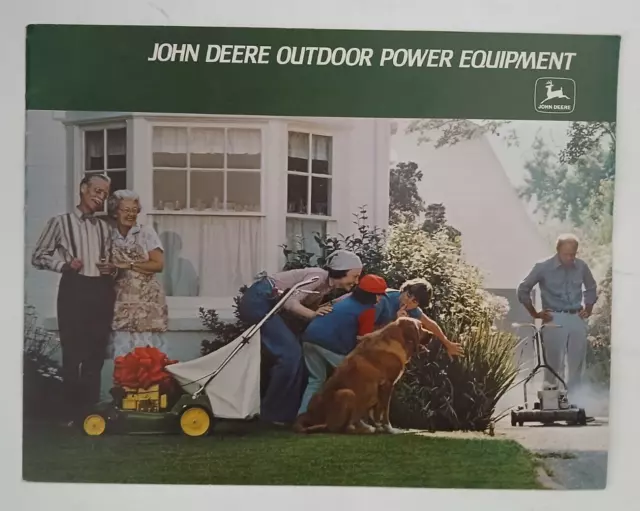 1977 John Deere Outdoor Power Equipment Brochure Ad - Lawnmower
