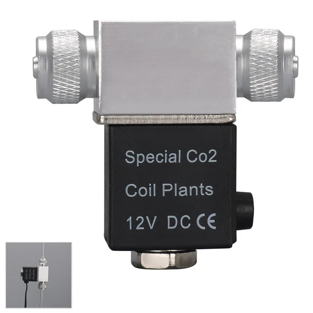 Regulador de sistema de CO2 de salida solenoide acuario eléctrico bajo M8F2