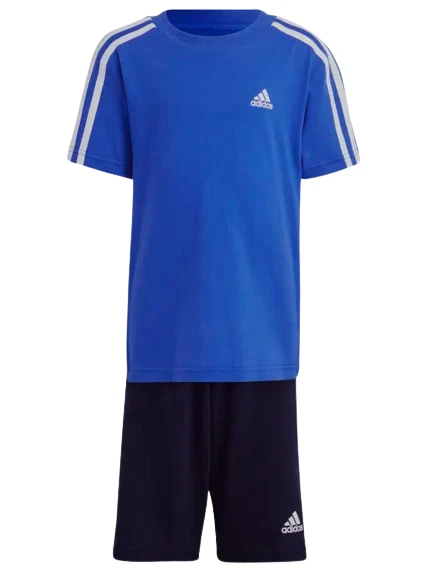 Completo Adidas Kid Ic3840 Blue/White/Black