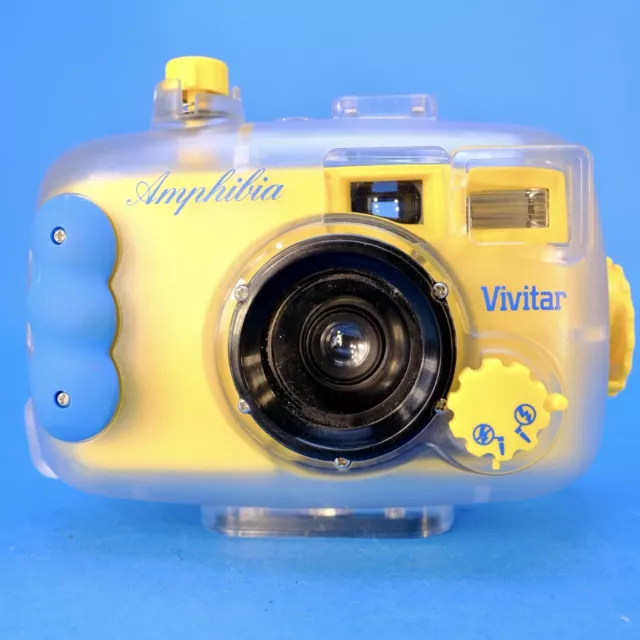 Vivitar Amphibia 35mm Film Camera Waterproof Case Point & Shoot Collectable Lomo