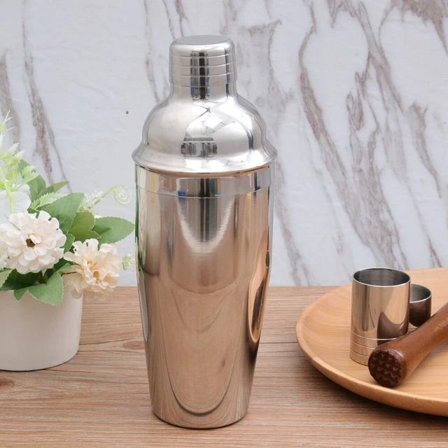1 Juego de 6 Coctel Shaker Acero Inoxidable Mezclador Whisky Bares Pub Accesorios para Bartender
