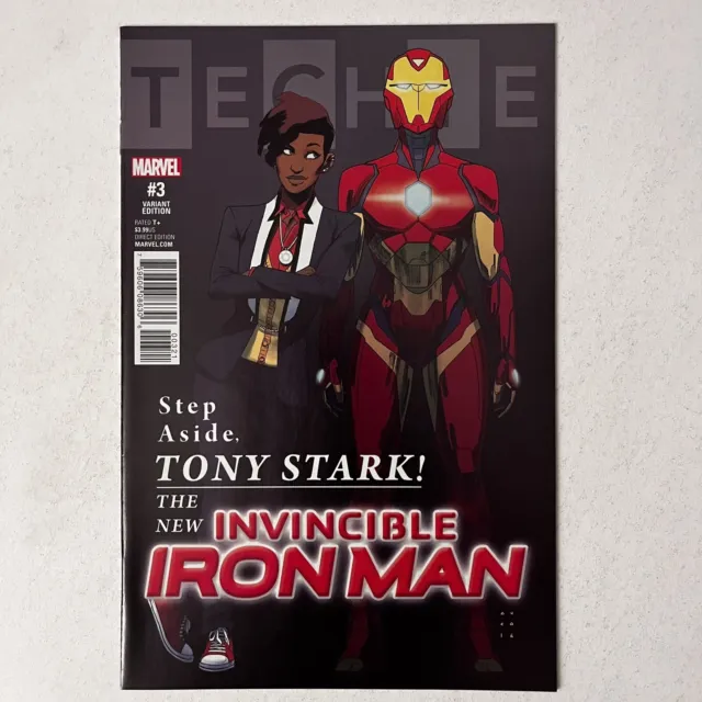 Invincible Iron Man # 3 Marvel Comics 2017 Kris Anka 1:25 Variant