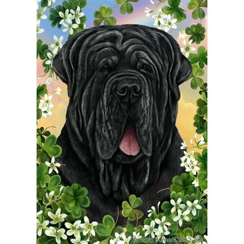 Clover Garden Flag - Uncropped Neapolitan Mastiff 314721