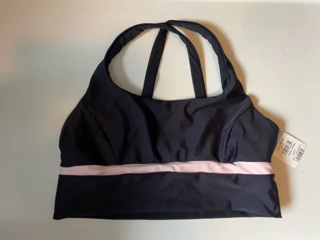 The Upside Sports Bra Non Padded Womens Size Us 8 Navy Blue Nwot