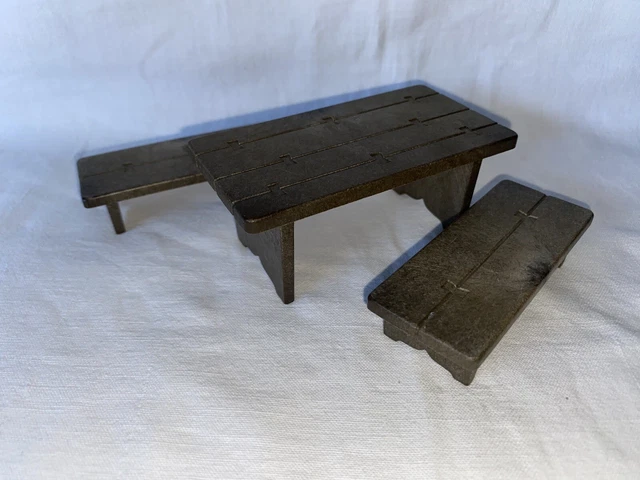 PLAYMOBIL Medieval Bench For Wooden Table - Castle House Accessory - L1236 - Pre-Owned Playmobil Set Piece