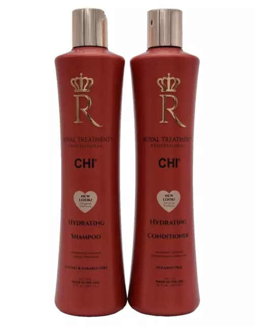 Chi Royal Treatment Hydrating Shampoo & Conditioner 12 oz Duo Set