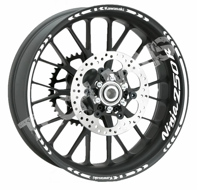 Autocollants Jantes Araya – Noir Sur Transparent, 7X/7C, Style Oldschool BMW