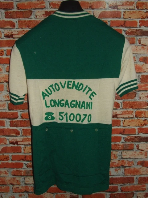 Maillot Cyclisme Vintage Eroica – Taille XS – Acrylique – Années 70 – Cilo Campagnolo