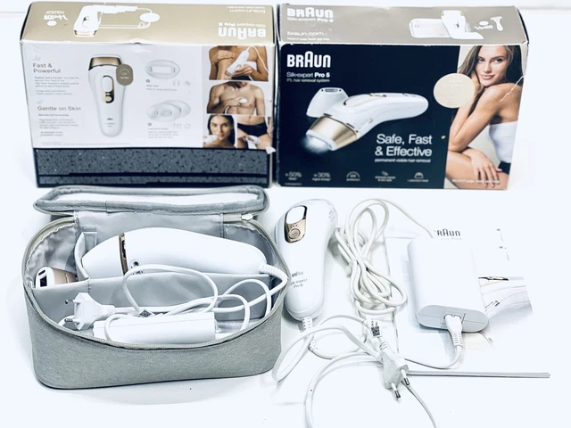 2 x raccolta dispositivo di depilazione Silk Braun expert Pro 5 IPL (#1462)