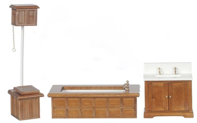 MAISON DE POUPÉES Inachevé Enfant Bureau Style Ancien École Meubles