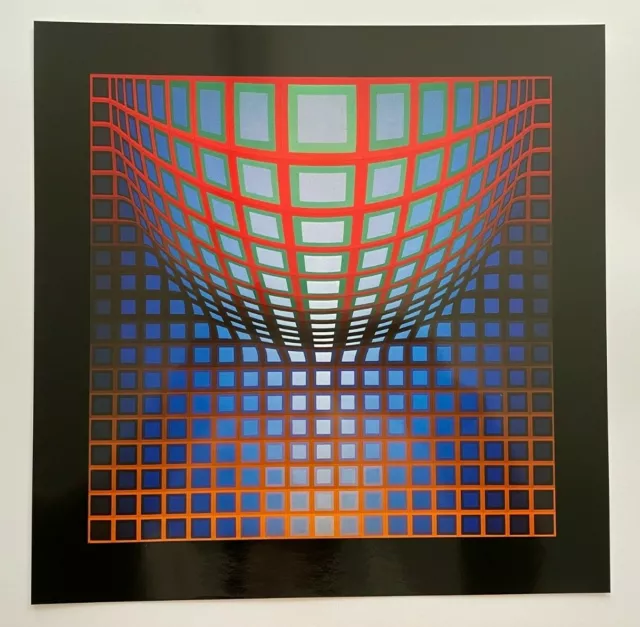 Victor Vasarely "Kezdi-Vega" 1975 Serigraphie