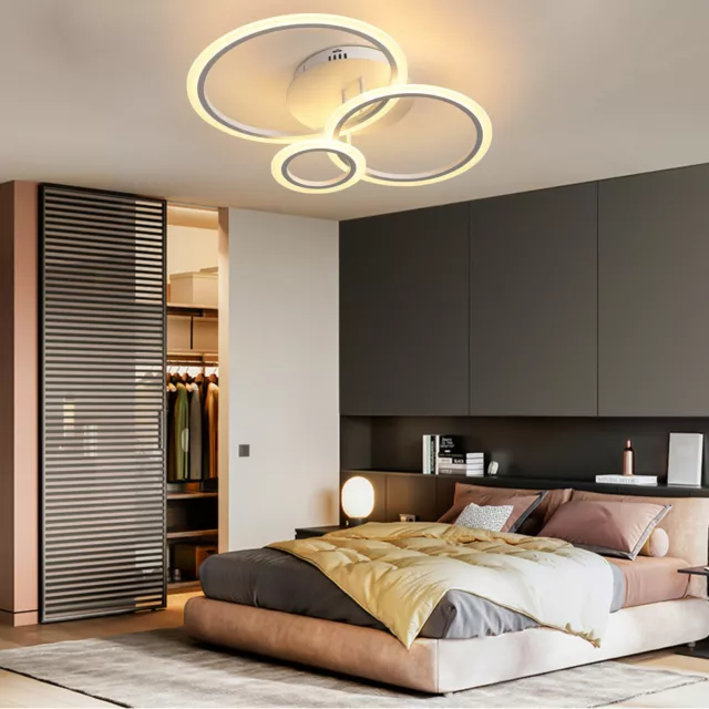 Modern LED Acrylic Ceiling Light,Pendant Light Chandelier Bedroom Creative Lamp