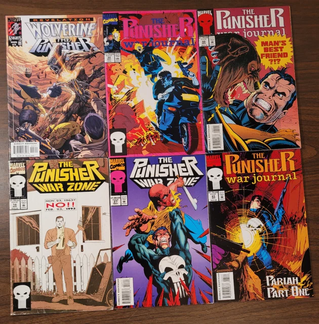 Punisher War Zone, War Journal, Related Comic Lot - 32 Books Marvel Comics 2