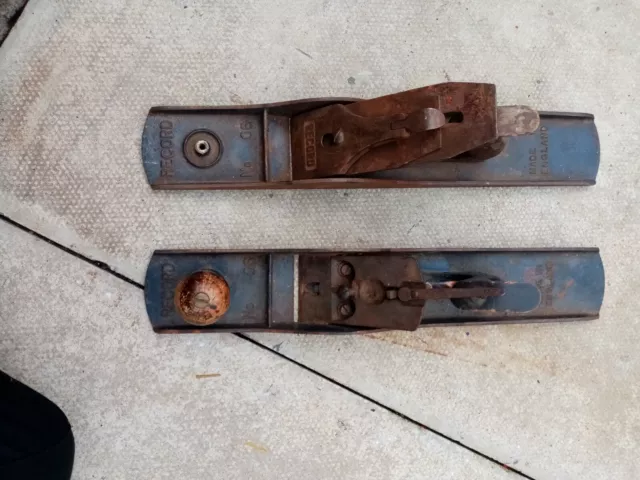 2 Record No 6 Woodworking Planes, Made In England.