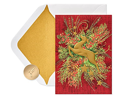 Papyrus Christmas Cards Boxed with Envelopes, Warm Wishes of Joy and Peace,