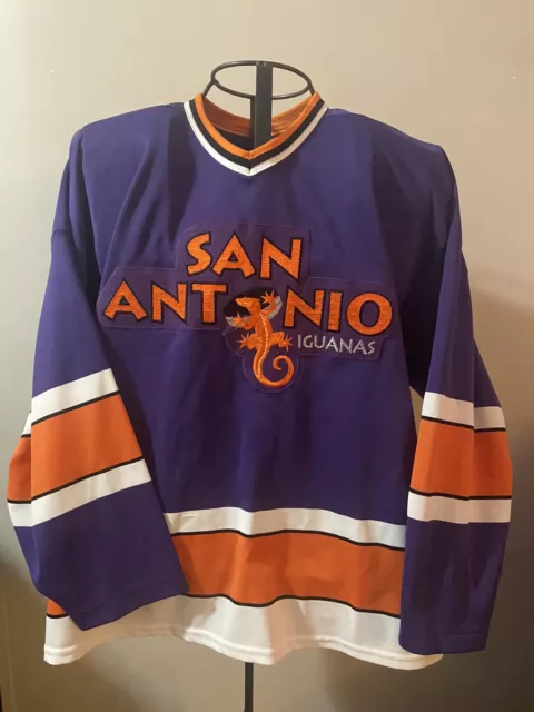 San Antonio Iguanas Purple Hockey Jersey — BORIZ