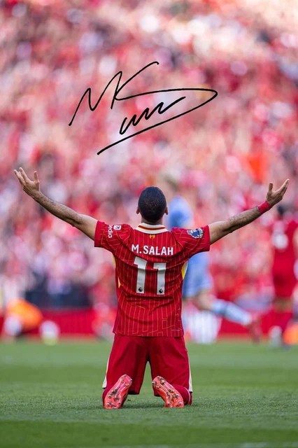 HWC Trading FR A3 Liverpool Premier League Champions 19-20 Programme Affiche autographe signée de souvenirs imprimés pour les fans de football et les supporters - A3 Encadré
