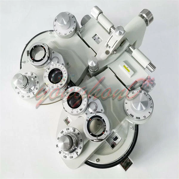 1PCS Minus Manual Phoropter Vision Tester Optometry Refractor Creamy White Color