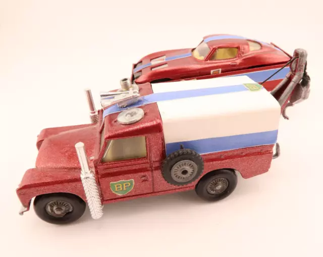 Corgi Toys Gs * Land Rover & Chevrolet Corvette  & Race Trailer * Unique 3