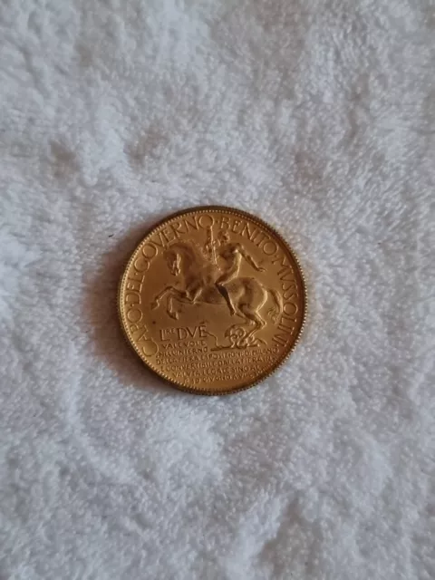 Regno Vittorio Emanuele Iii° Buono Da 2 Lire 1928 Milano 2