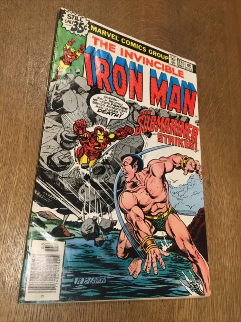 The Invincible Iron Man 120 Marvel Comics 1979 1st App Justin Hammer Namor Fine+
