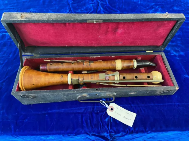 Antique Boxwood Clarinet By John Parker, Pre-1850
