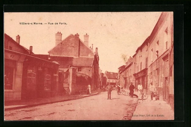 CPA Villiers-sur-Marne, Rue de Paris