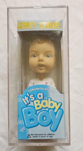 Bosley Bobbers Congratulations It's A Baby Boy Bobble Head Figure