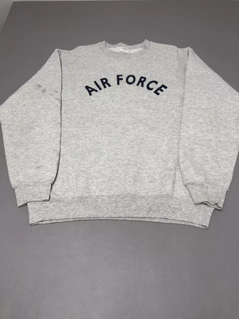 Campbellsville Apparel Company Gray Air Force Graphic Sweatshirt