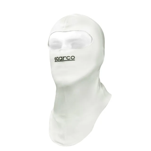 Sparco RW-4 RW4 Open Face Balaclava White Soft Touch Fabric (Not FIA)