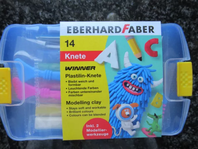 Eberhard Faber Knete "Winner" 14 Stangen in der Hartbox NEU in OVP (2)