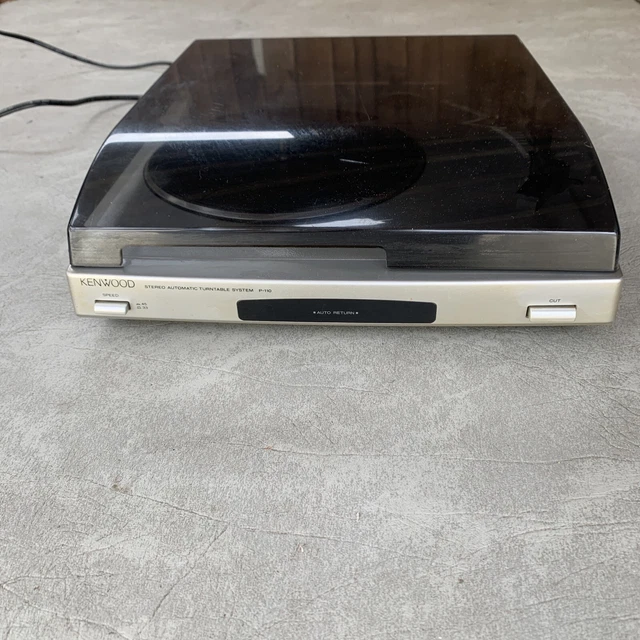 KENWOOD P110 STEREO Automatic mini turntable NEW DIAMOND STYLUS