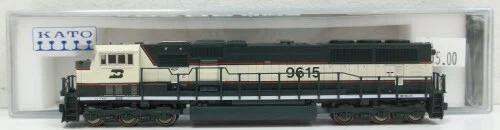 Kato 176-6502 N Burlington North EMD SD70MAC Diesel Locomotive #9615 LN/Box