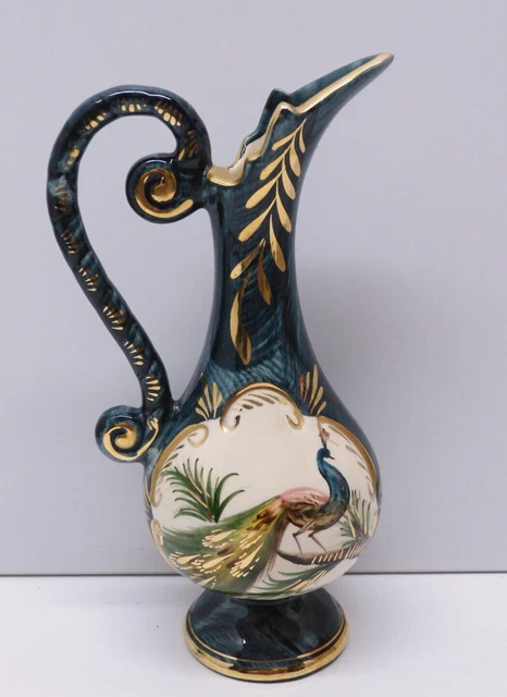 Vase en céramique Made in Italy motif floral intérieur luxe importé
