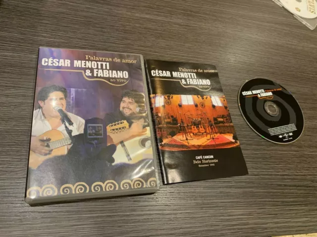 Cesar Menotti & Fabiano Dvd Ao Vivo Palavras De Amor Toutes Les Régions...