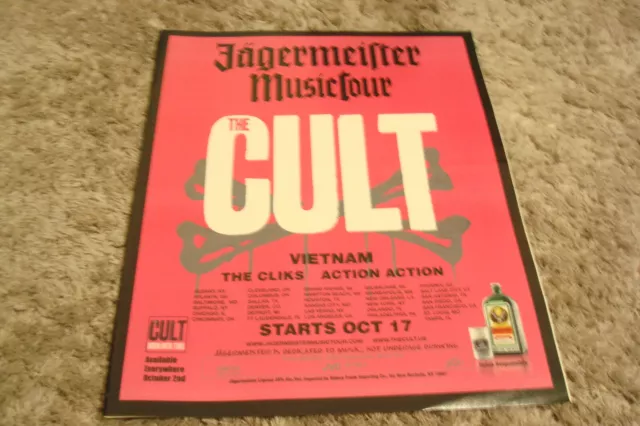 THE CULT 2007 ad with Action Action, The Cliks at Jägermeister Music Tour