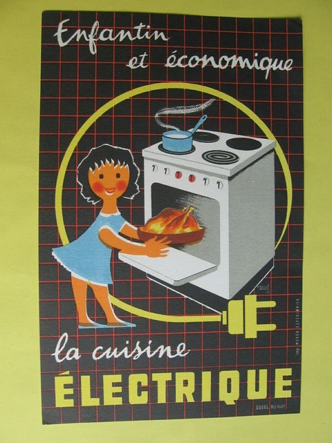 *BUVARD La cuisine électrique , 2 photos