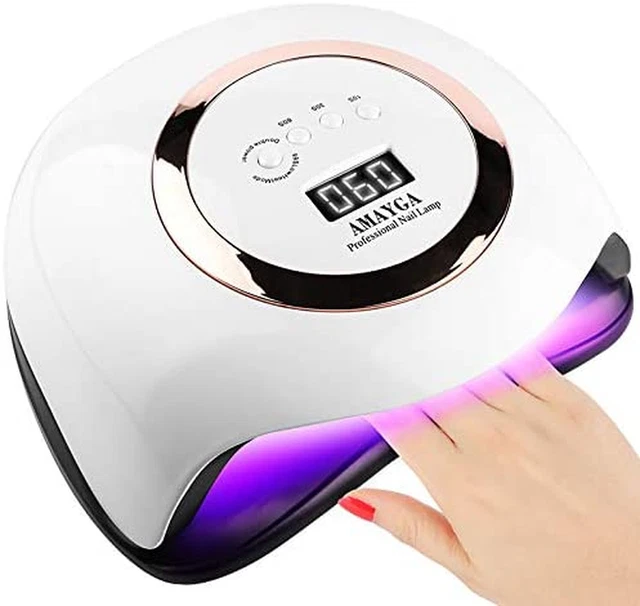 Lampe UV Sèche Ongles, 168W Séchoir À Ongles Professionnel Avec Capteur Automati
