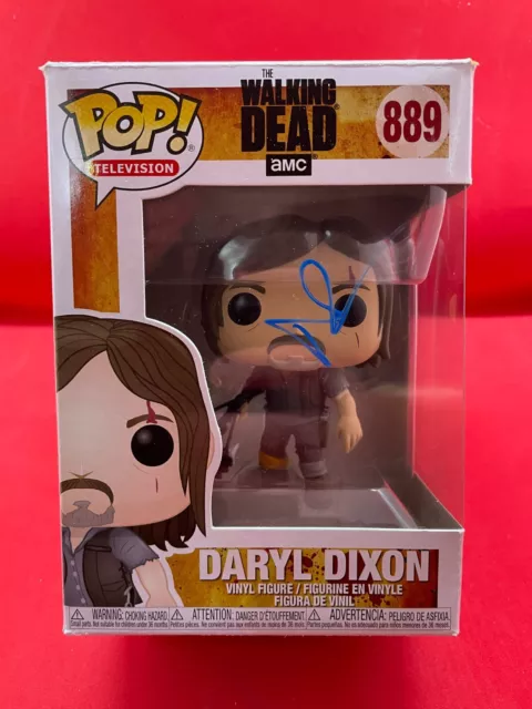 NORMAN REEDUS signed Autogramm Funko Pop WALKING DEAD in Person autograph ACOA